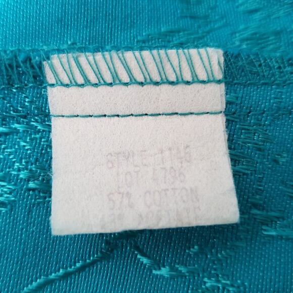 N4) VTG Nah Nah Collection Womens Suit Skirt Set Size 8 Padded Blazer Green USA - Picture 15 of 16